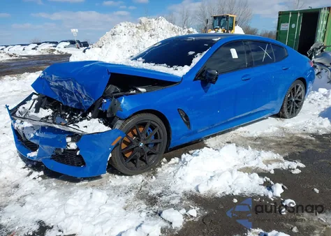 2021 BMW 840I Gran Coupe xDrive z USA, uszkodzony, nr VIN WBAGV4C06MCG26093